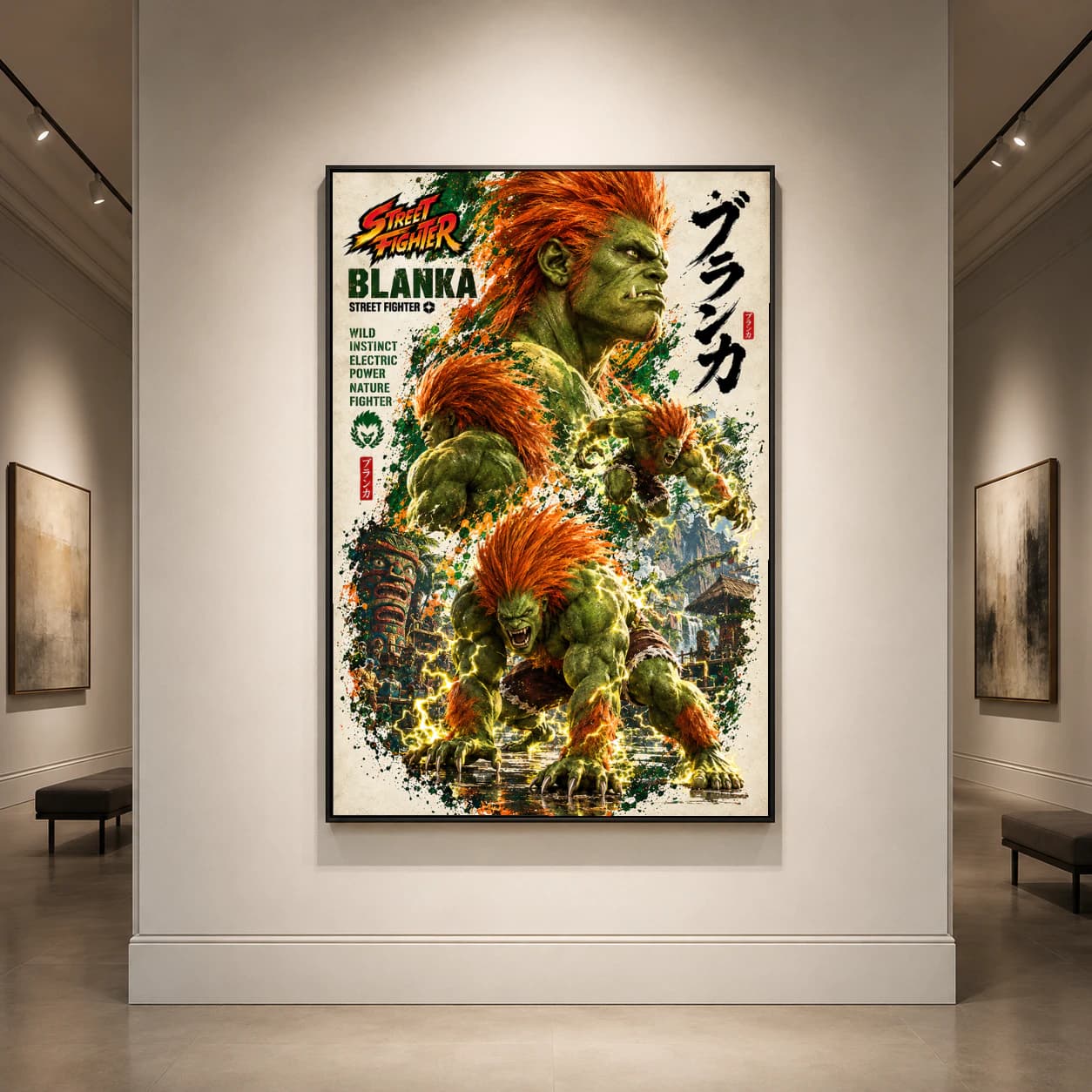 ストリートファイター ブランカ ダイナミック ポスター