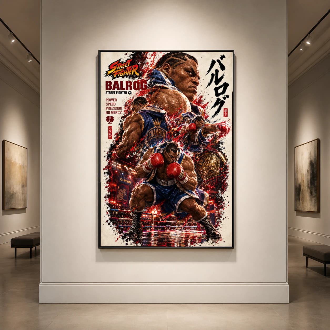 ストリートファイター バルログ ボクシングポスター アートプリント