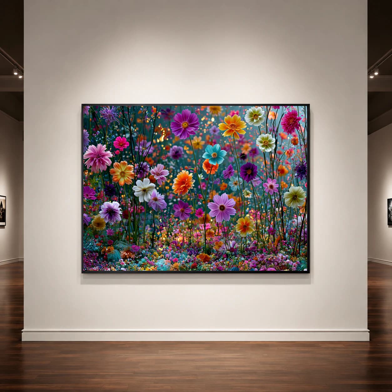 Vibrant Botanical Meadow Field