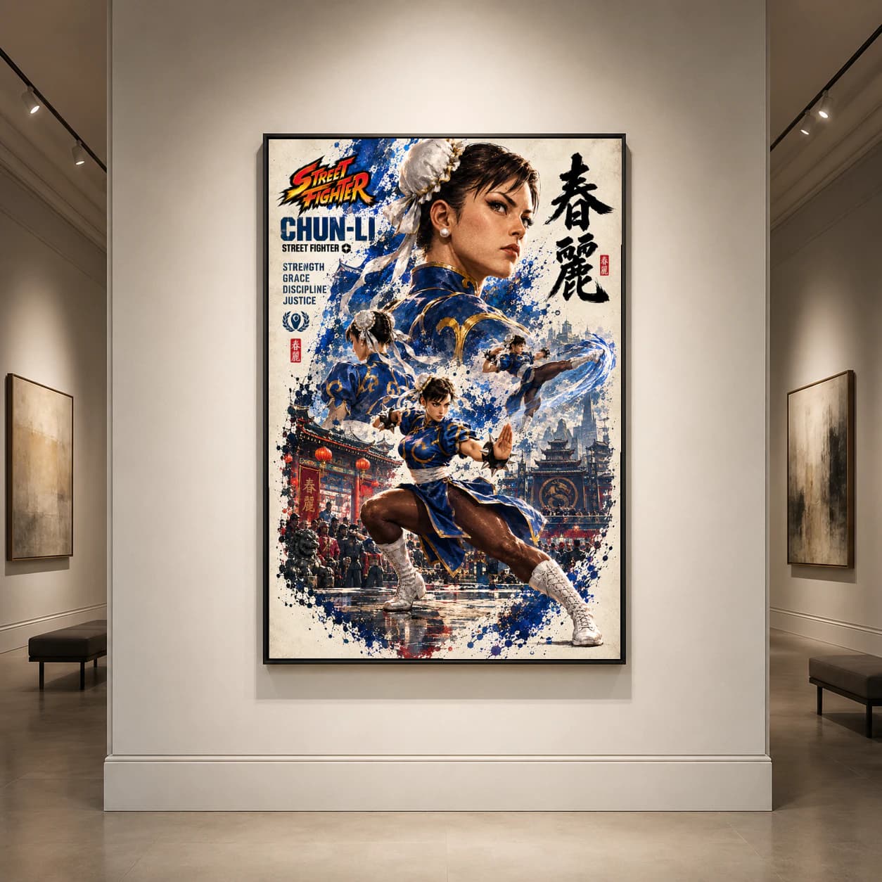 ストリートファイター 春麗 アクションポスター