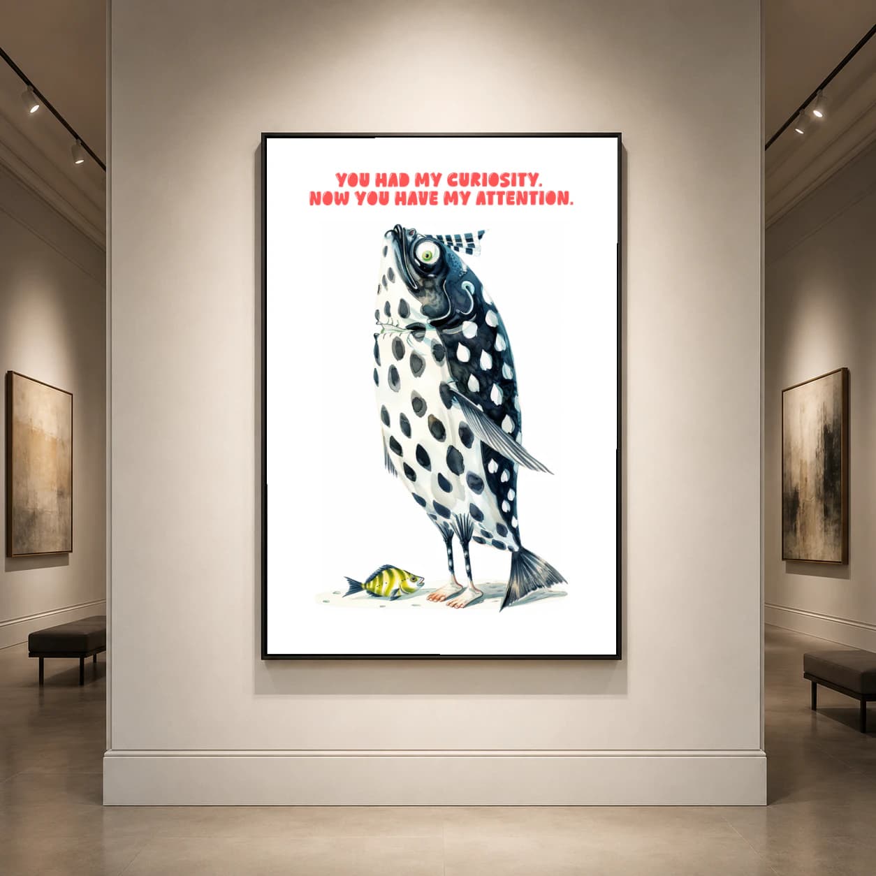 You Had My Curiosity Fische-Illustration