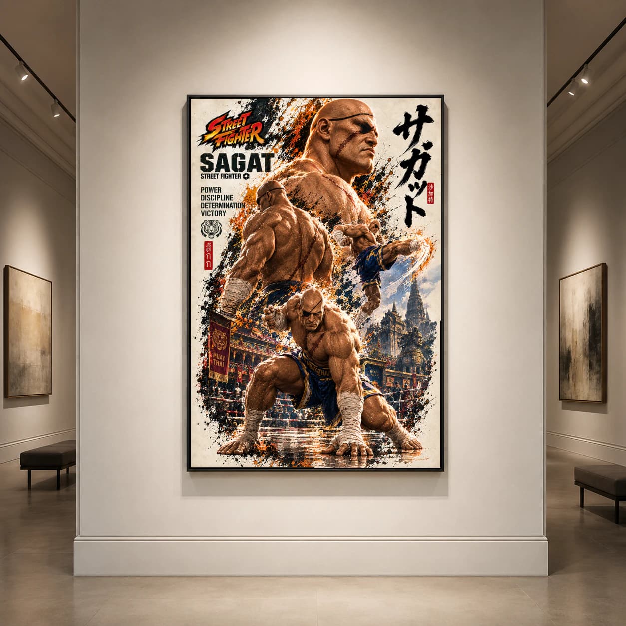 ストリートファイター サガット マーシャルアーツ ポスター